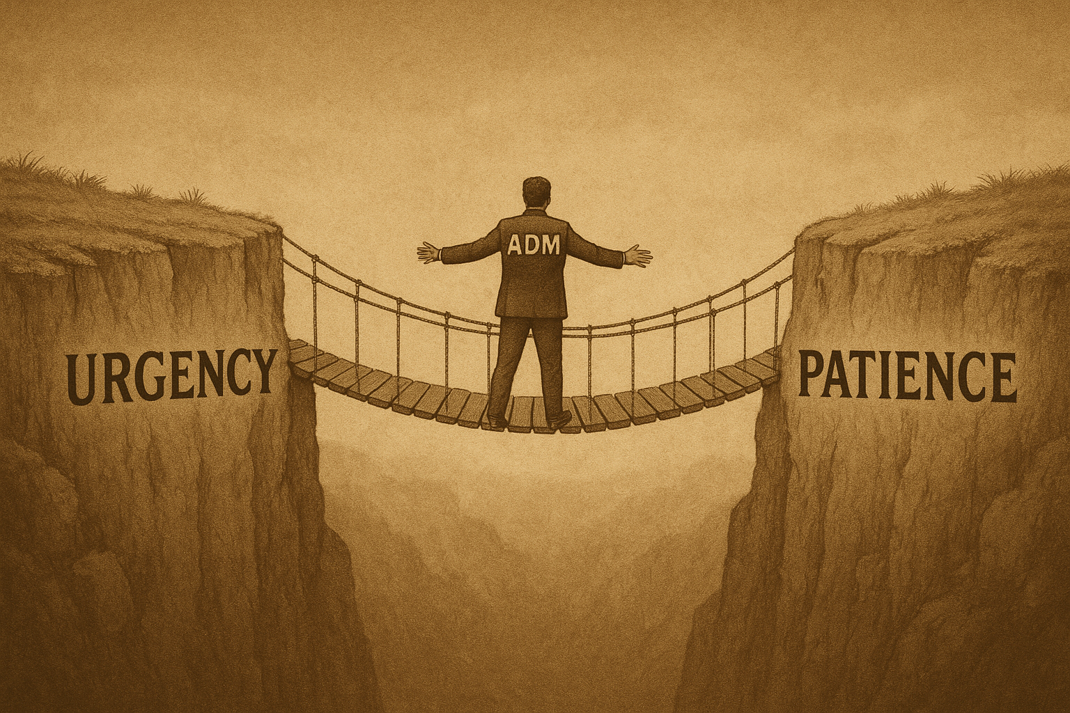 ADMs as Transformation Anchors: Balancing Urgency and Patience Across Complex Portfolios