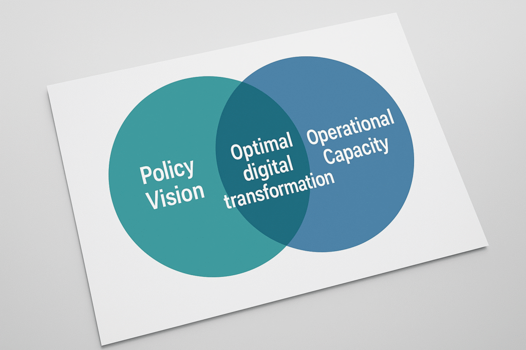 The sweet spot of transformation is where vision and capacity overlap.